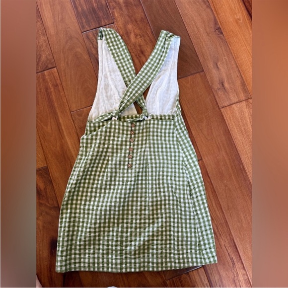 NWT Free People Dress Gingham Dress - Picture 5 of 10